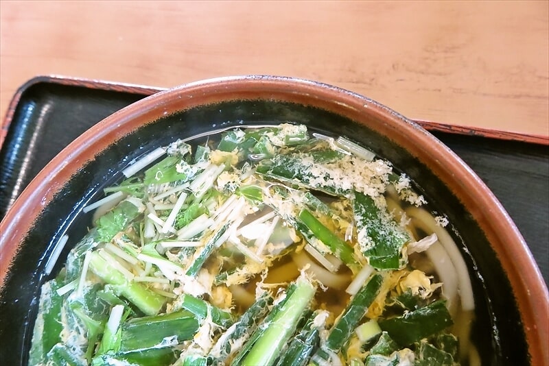 2025年町田市『讃岐うどん 瀬戸内』ニラ玉うどん（ニラとじうどん）5
