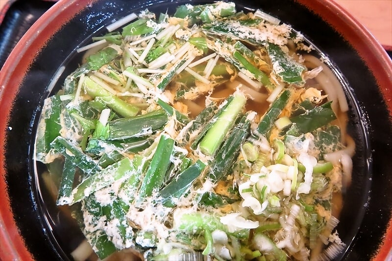 2025年町田市『讃岐うどん 瀬戸内』ニラ玉うどん（ニラとじうどん）7