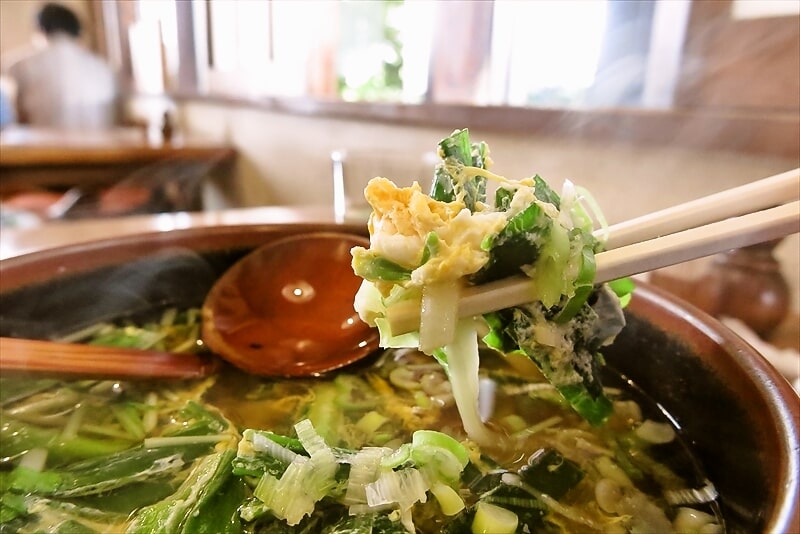 2025年町田市『讃岐うどん 瀬戸内』ニラ玉うどん（ニラとじうどん）9