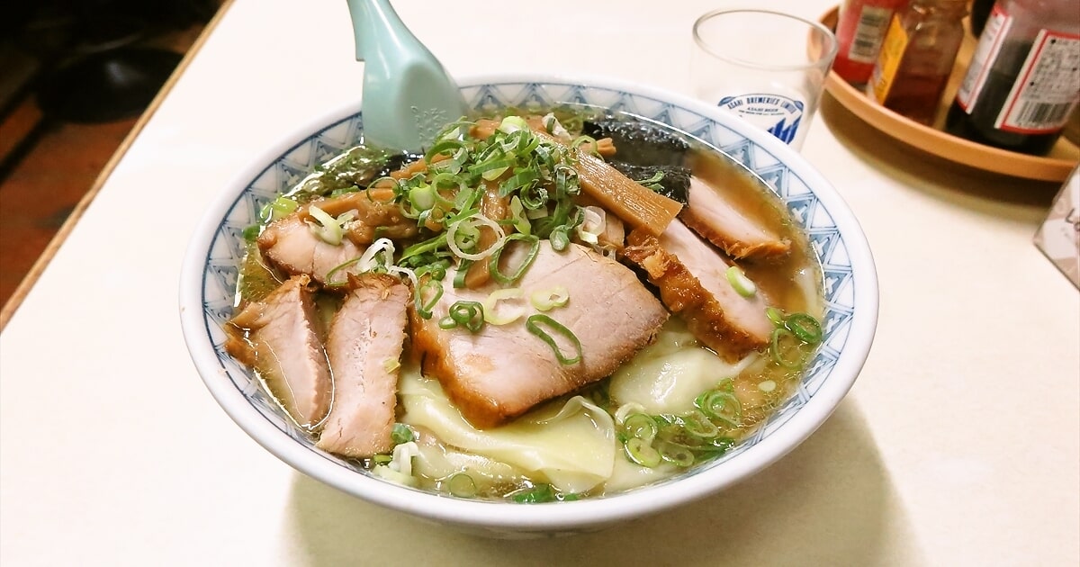 相模原市『中華料理 大勝軒』チャーシューワンタンメン大盛りサムネイル