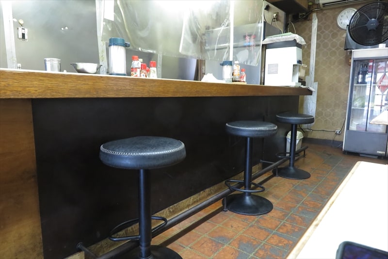 相模原市『中華料理 大勝軒』カウンター席