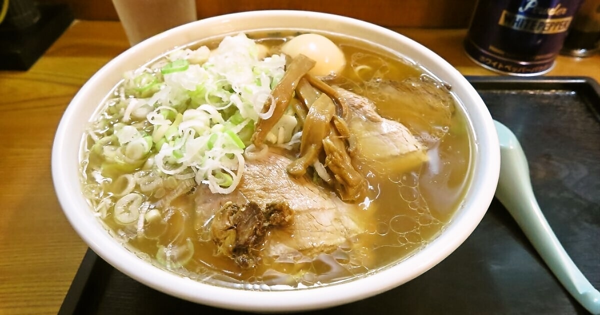 2025年相模原市『淵野辺 大勝軒』ラーメン並 味玉2個サムネイル