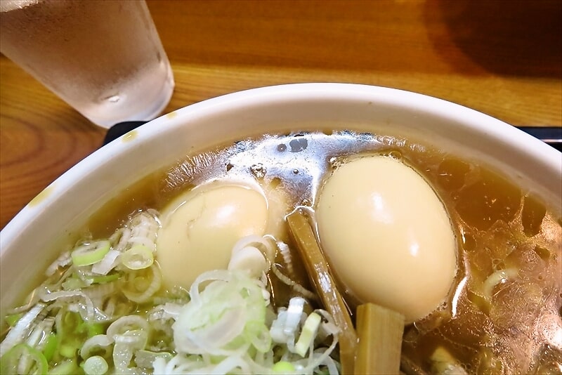 2025年相模原市『淵野辺 大勝軒』ラーメン並 味玉2個5