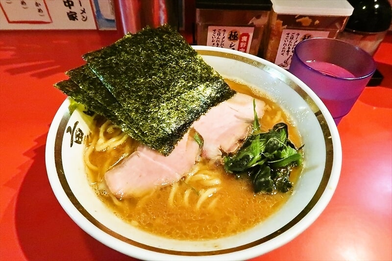 埼玉県川口市『横濱家系ラーメン 裏野中家 西川口店』ラーメン並2