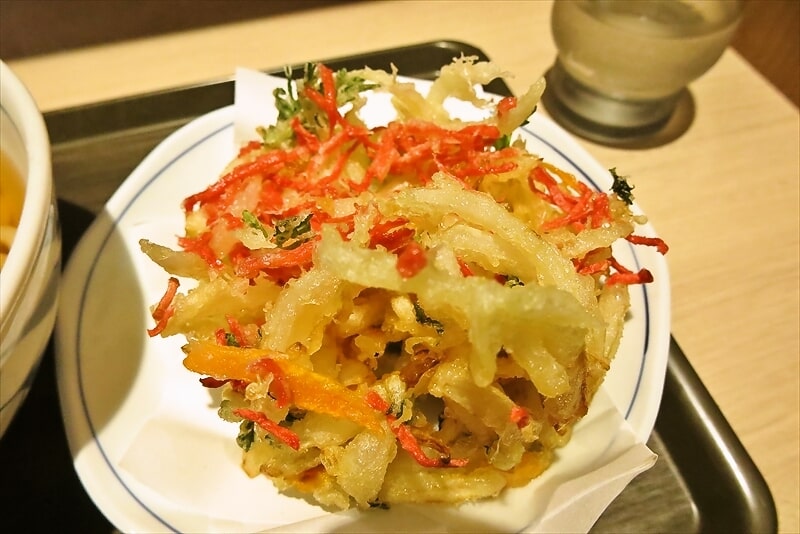 2025年東京都町田市『ウエスト町田店』紅生姜のかき揚げうどん6