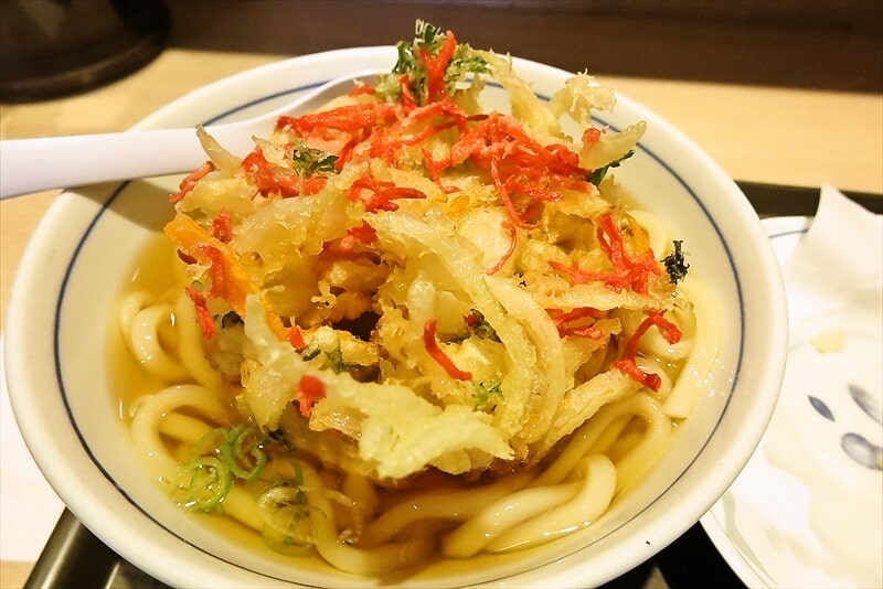 2025年東京都町田市『ウエスト町田店』紅生姜のかき揚げうどん12