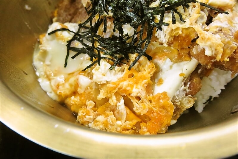 相模原市『ゆで太郎 もつ次郎 小町通店』倍盛 鍋かつ丼セット9