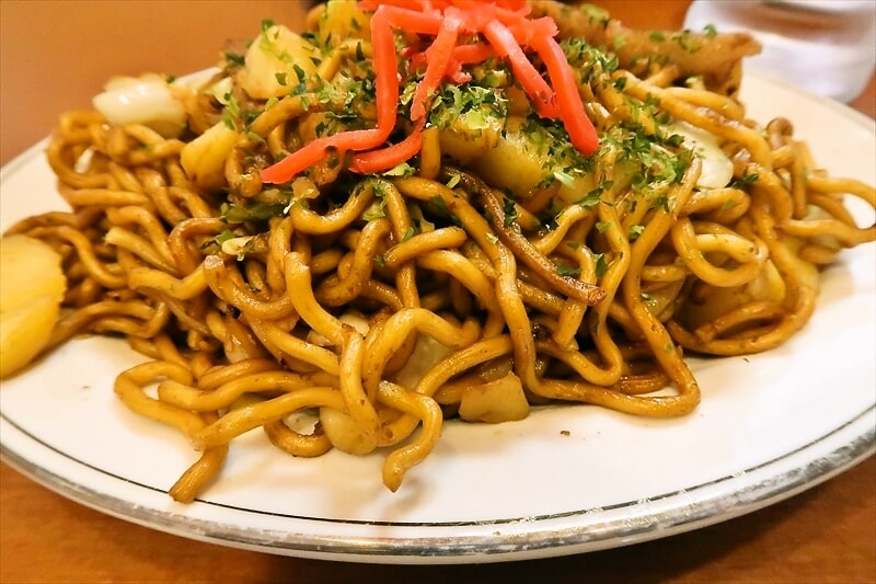 栃木県小山市『やきそば エンゼル』肉ポテト焼きそば5