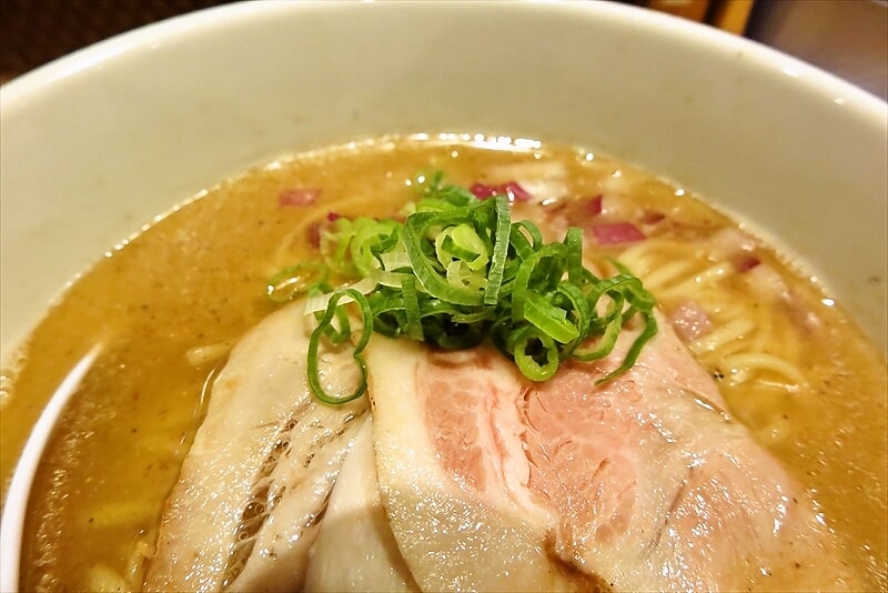 相模大野『中華そば はぎや』焼きあご中華そば（塩）6