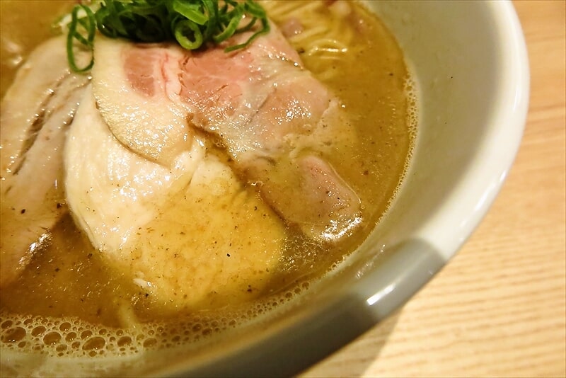 相模大野『中華そば はぎや』焼きあご中華そば（塩）8