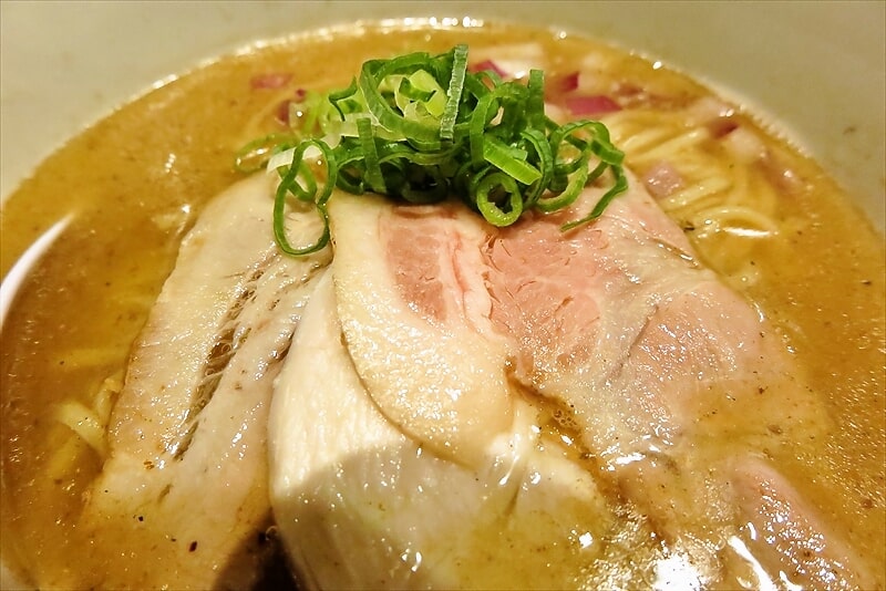 相模大野『中華そば はぎや』焼きあご中華そば（塩）9