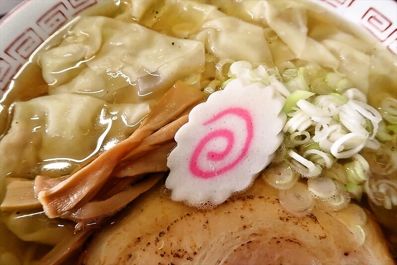 茨城県結城市『佐野ラーメン はなぶさ』ワンタンメン中盛り4