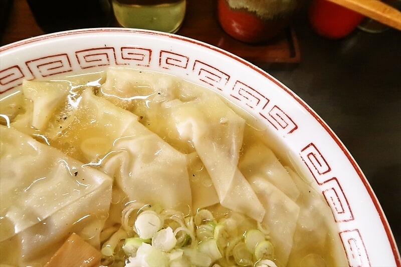 茨城県結城市『佐野ラーメン はなぶさ』ワンタンメン中盛り6