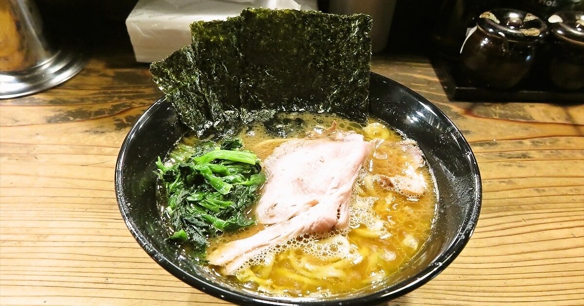 相模大野駅『家系ラーメン クックら』ラーメン並サムネイル