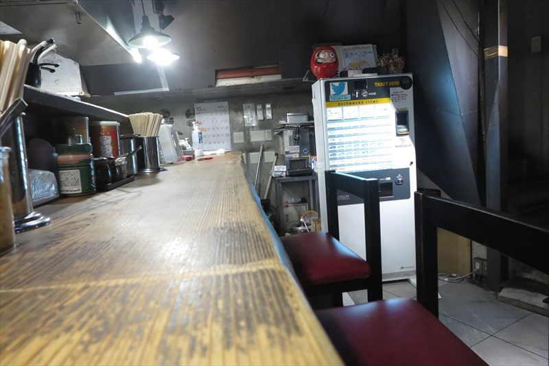 相模大野駅『家系ラーメン クックら』店内写真