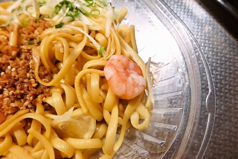 『ローソン』冷製生パスタ 海老と醤油弁当9