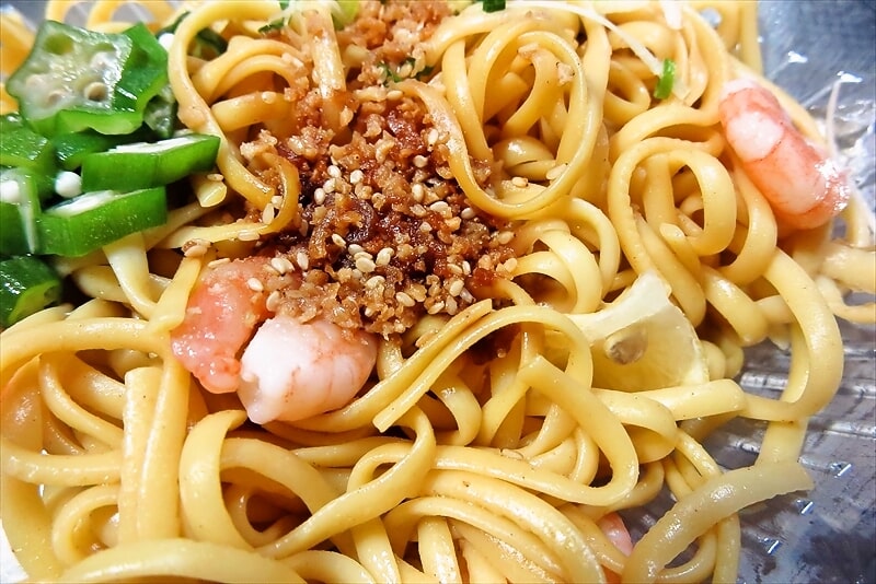『ローソン』冷製生パスタ 海老と醤油弁当12