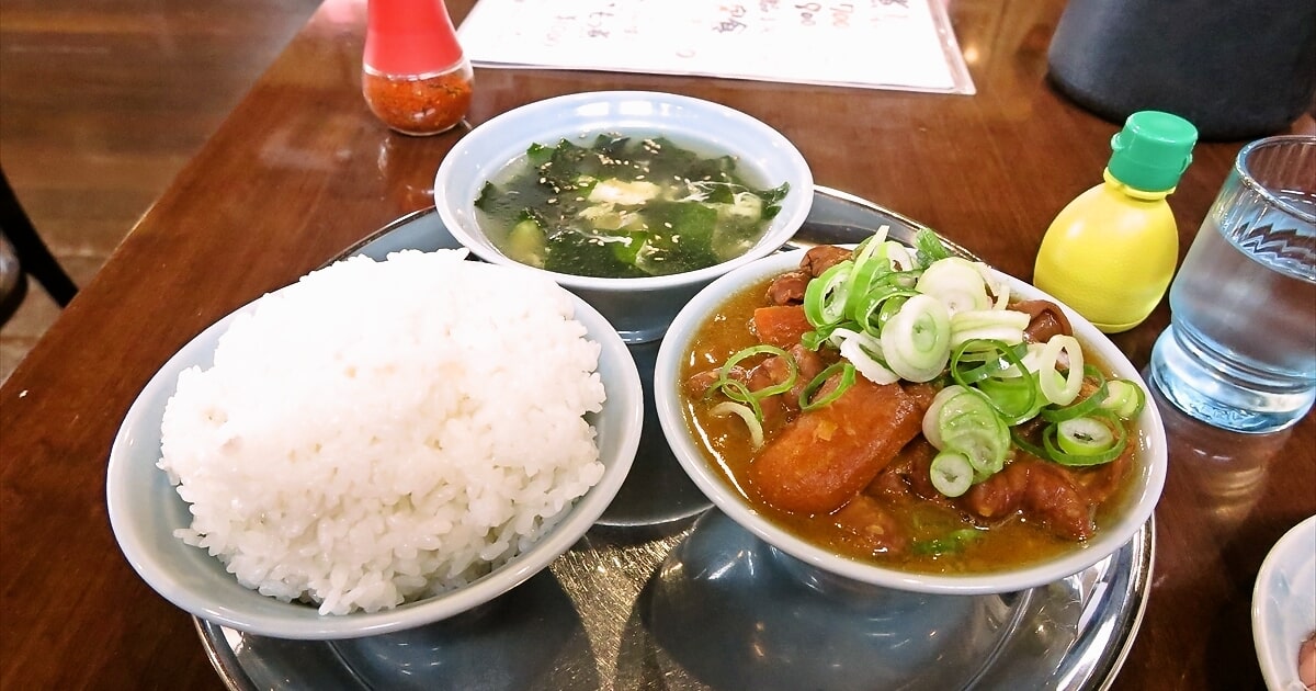 町田市『もつ煮の店マボロシ』もつ煮定食ごはん大盛りサムネイル