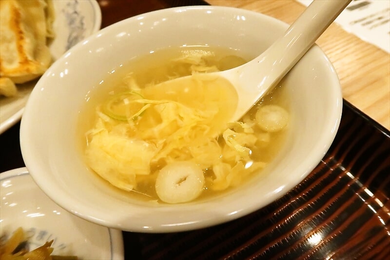 『ぎょうざの満洲 伊勢崎駅前店』ダブル餃子定食4