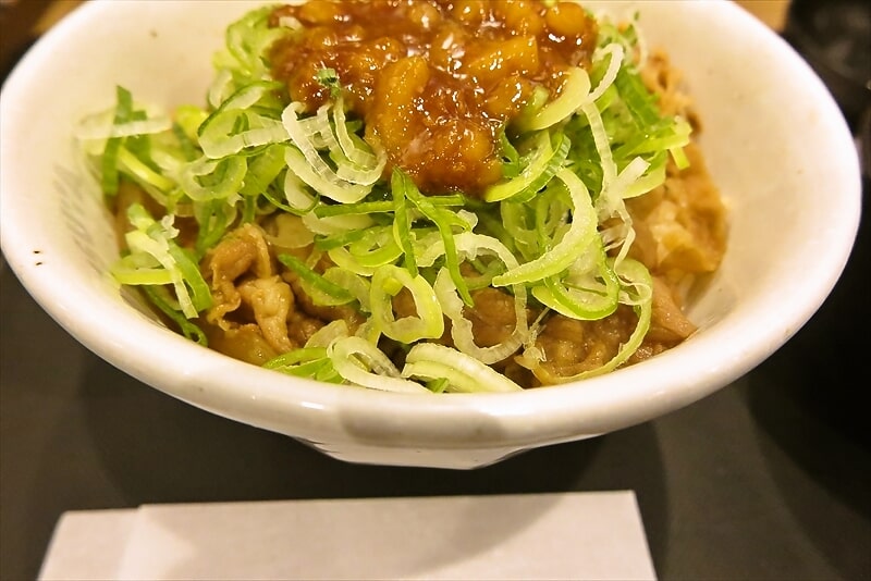 『松屋 古淵店』店舗限定 ネギたっぷり背脂牛めし6