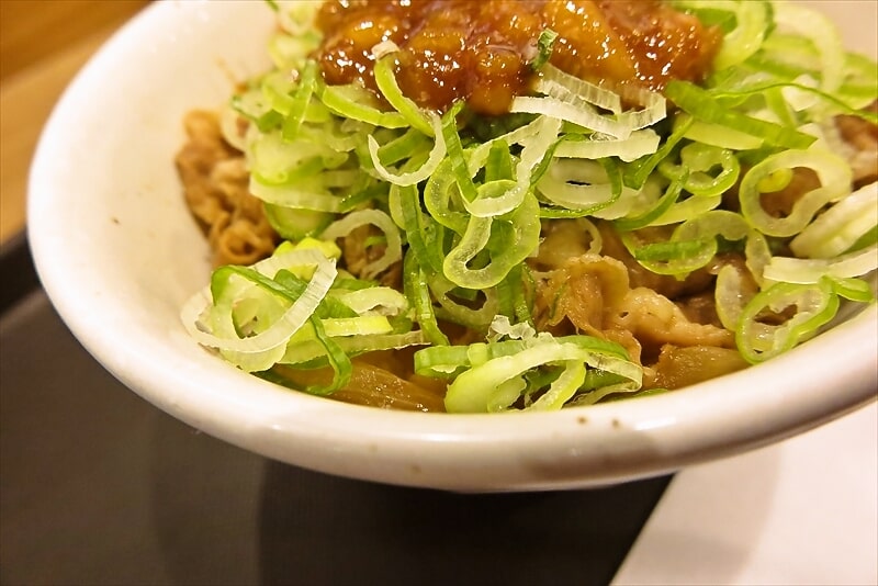 『松屋 古淵店』店舗限定 ネギたっぷり背脂牛めし7