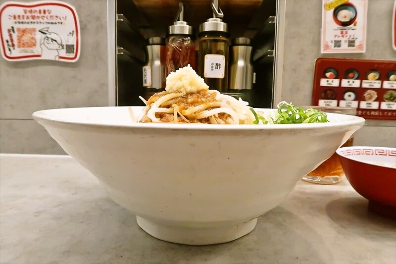 本厚木駅『麺堂 油印』ウルトラ油そば大山盛り3