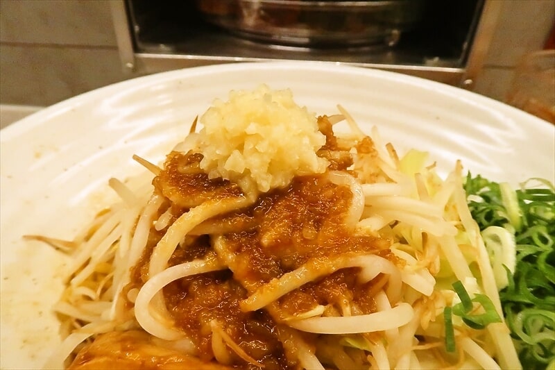 本厚木駅『麺堂 油印』ウルトラ油そば大山盛り6