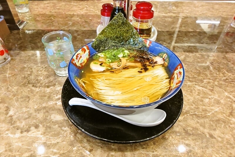 橋本『中華そば 麺や食堂 相模原店』しおそば(塩ラーメン)3