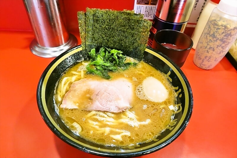 町田駅『横濱家系ラーメン 七代目 野中家（町田店）』味玉ラーメン（並）2
