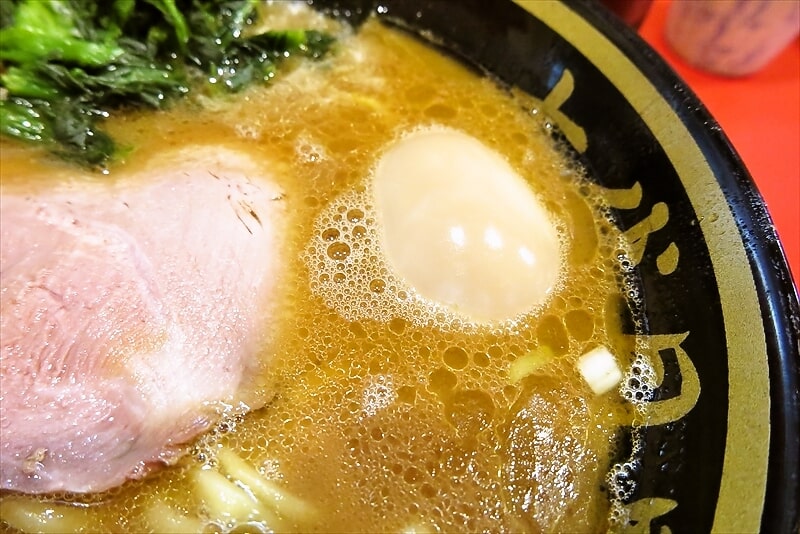 町田駅『横濱家系ラーメン 七代目 野中家（町田店）』味玉ラーメン（並）5
