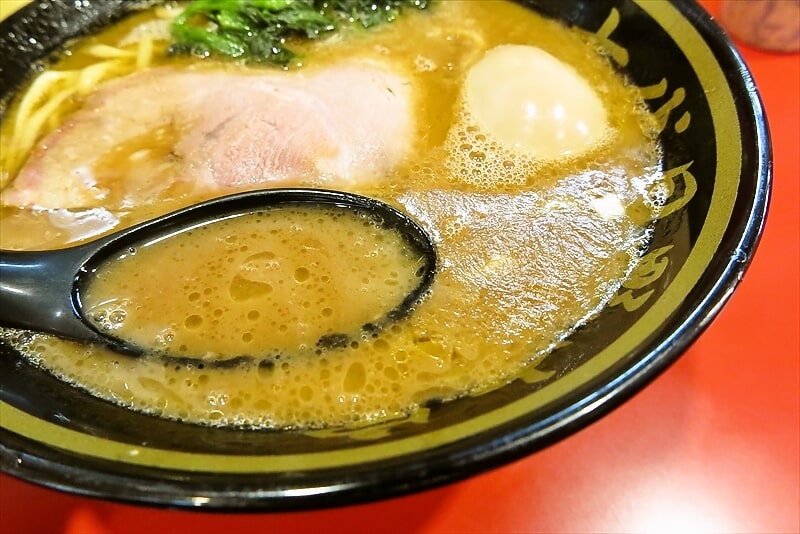 町田駅『横濱家系ラーメン 七代目 野中家（町田店）』味玉ラーメン（並）9