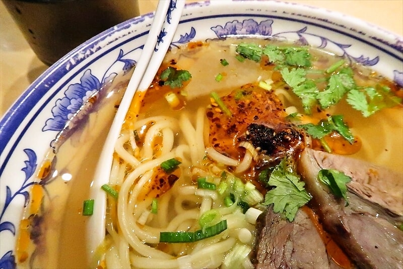 西川口駅『蘭州拉麺 蘭少爺（らんしょうや）』蘭州ラーメン5