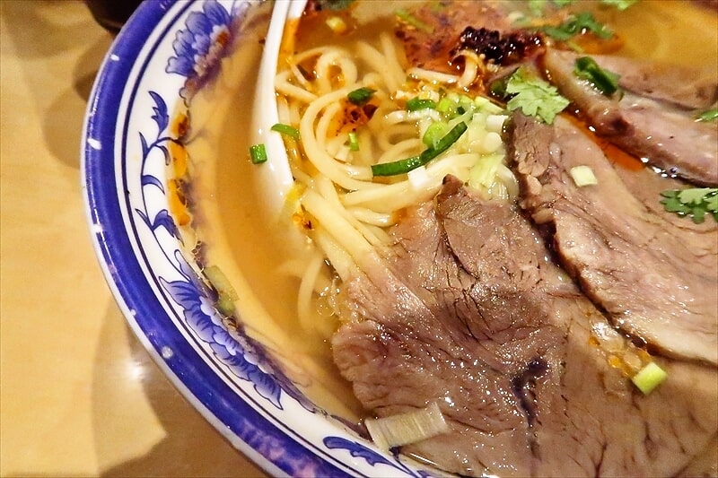 西川口駅『蘭州拉麺 蘭少爺（らんしょうや）』蘭州ラーメン6