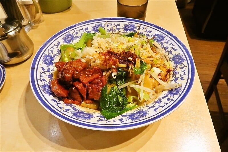 西川口駅『蘭州拉麺 蘭少爺』ヨウポー麺1