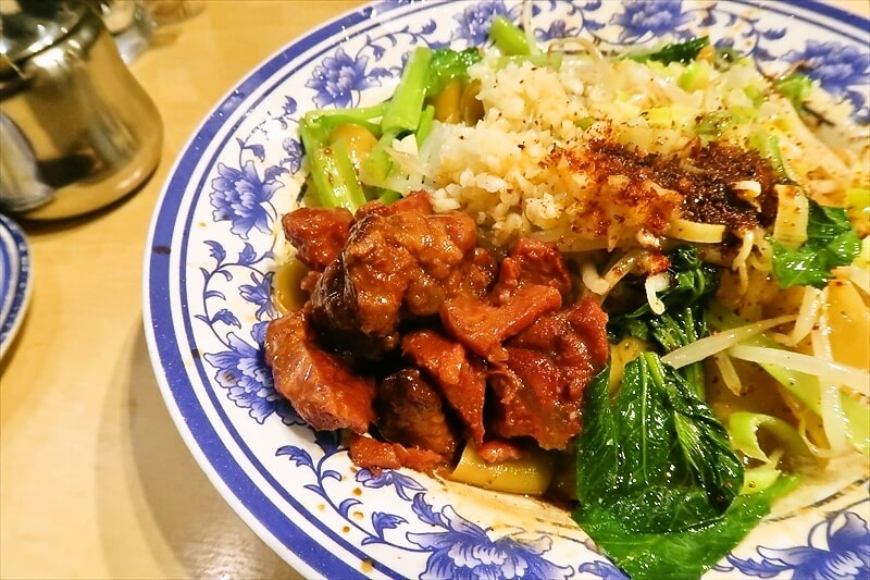 西川口駅『蘭州拉麺 蘭少爺』ヨウポー麺2