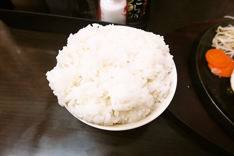 小田急相模原『ザ・ステーキハウス』月見ハンバーグ御飯超大盛り4