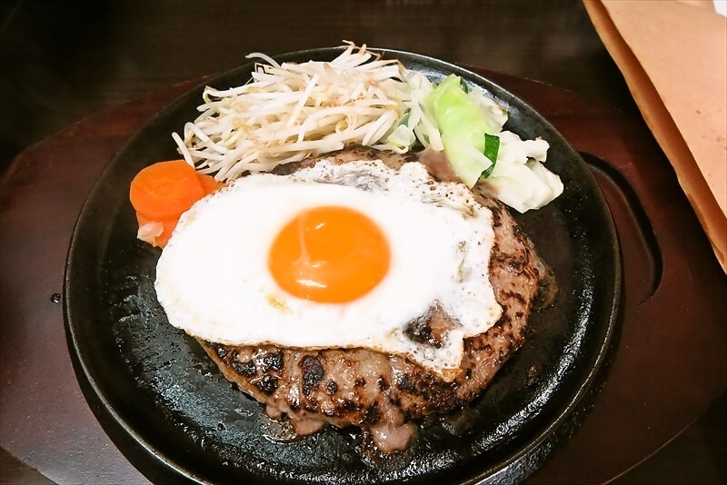 小田急相模原『ザ・ステーキハウス』月見ハンバーグ御飯超大盛り7