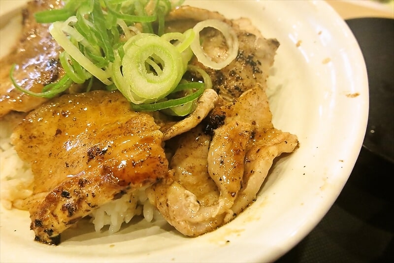 『松屋』ローストカルビの炙り十勝豚丼9