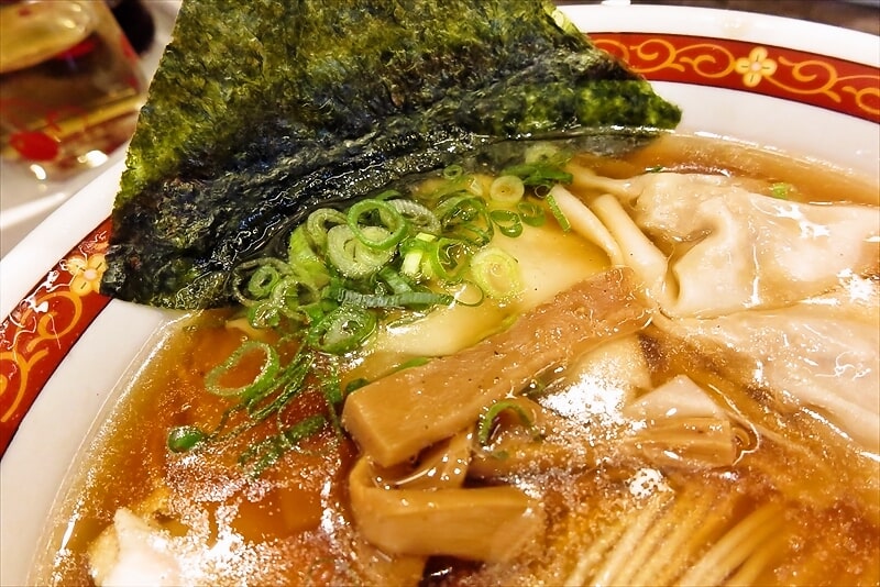 橋本『麺や食堂 相模原店』ワンタンメン4