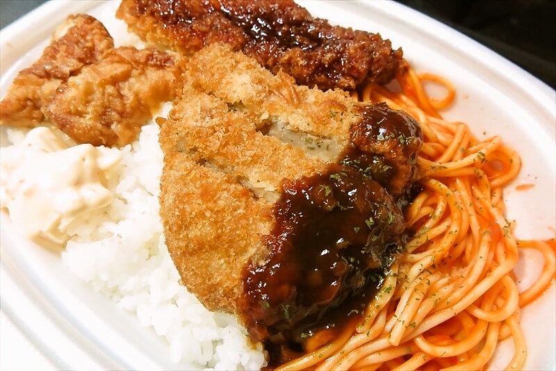 『セブンイレブン』ミックスフライ&ナポリタン弁当(備蓄米使用)9