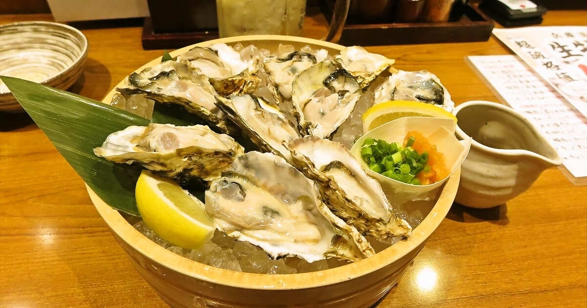 『庄や 淵野辺店』生牡蠣1個100円サムネイル