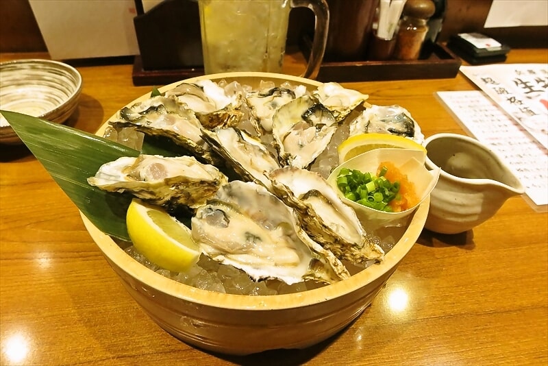 『庄や 淵野辺店』生牡蠣1個100円1