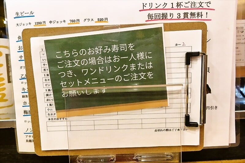 相模原市淵野辺駅『鮨処 すし亭』メニュー写真7