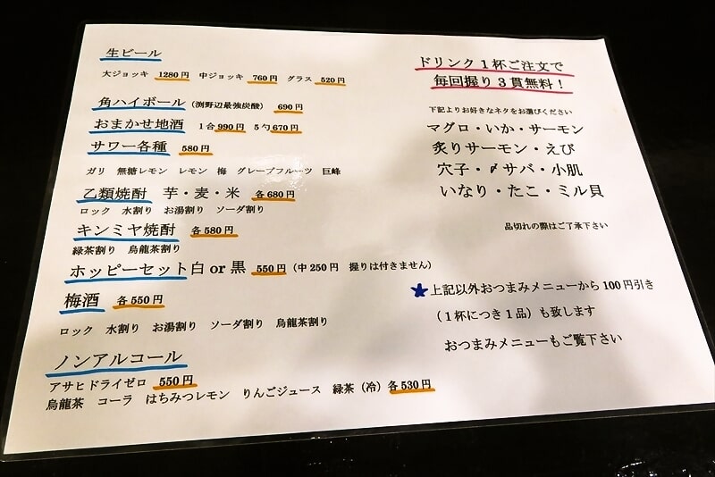 相模原市淵野辺駅『鮨処 すし亭』メニュー写真9