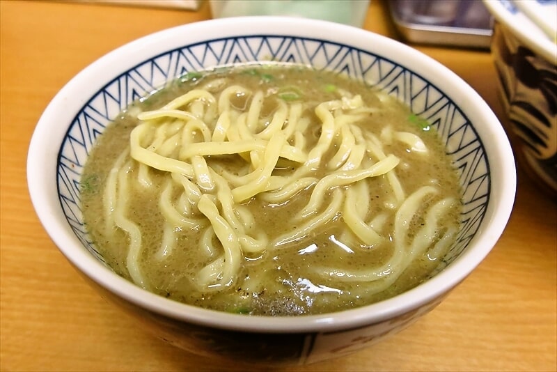町田駅『煮干中華そば すず松』つけ麺9