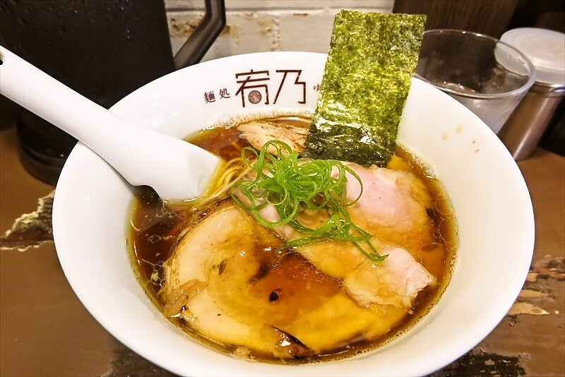 小田急相模原『麺処 宥乃(ゆうの)』地鶏そば黒2