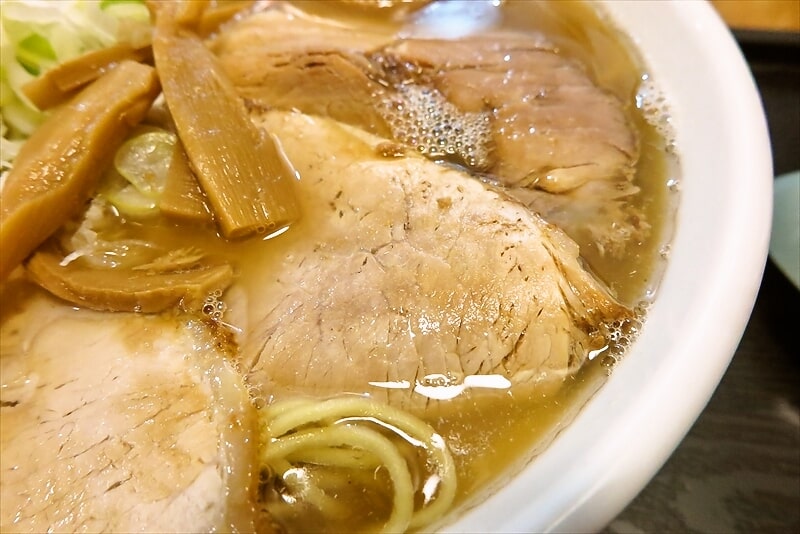 相模原市『淵野辺 大勝軒』ラーメン大盛り味玉2個6