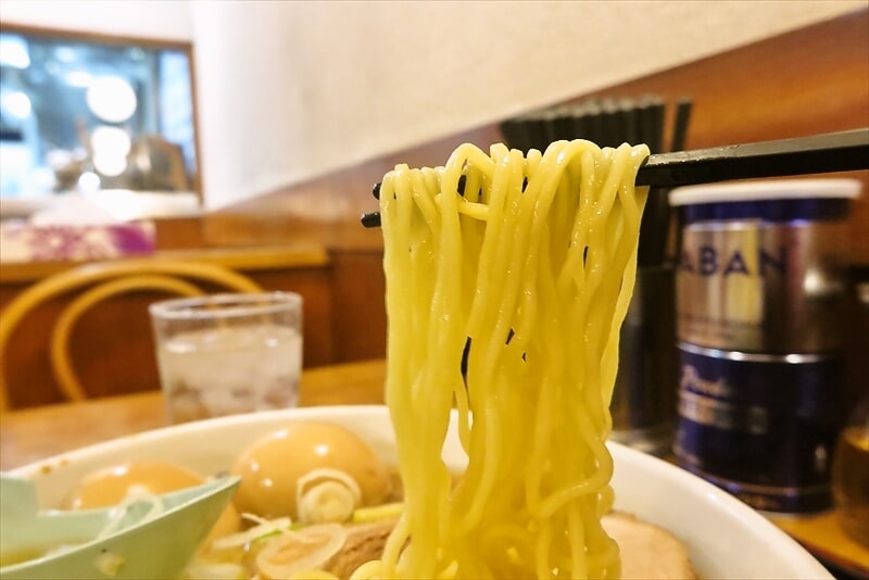 相模原市『淵野辺 大勝軒』ラーメン大盛り味玉2個10