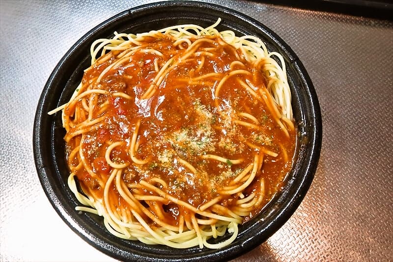 2026年『ローソン』盛りすぎチャレンジ 盛りすぎ！ミートソース弁当8