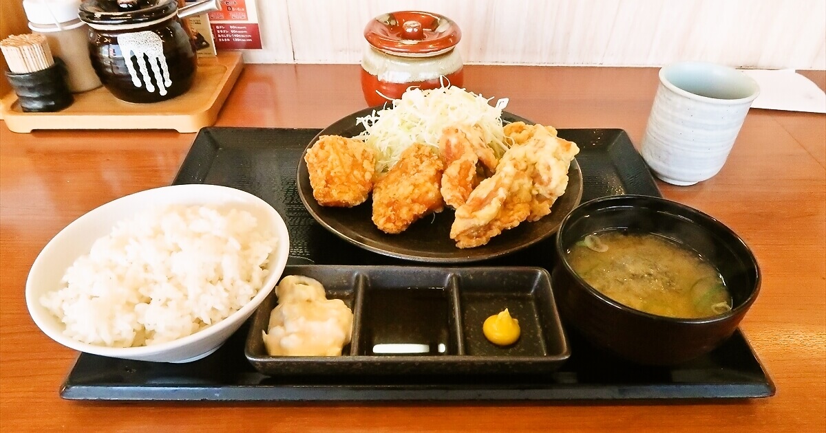 2026年『からやま相模原店』とり天合盛り定食サムネイル